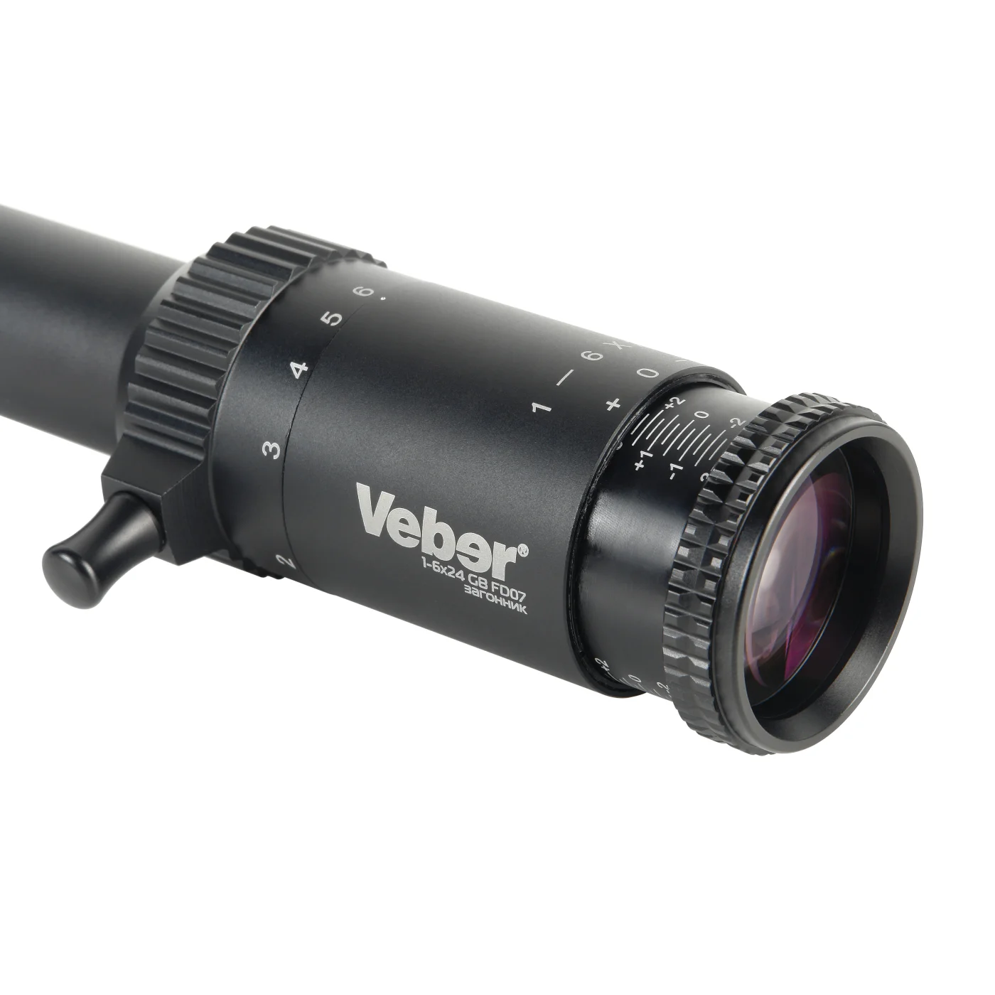 Прицел оптический Veber Wolf 1-6х24 GB FD07 (DnD) Загонник