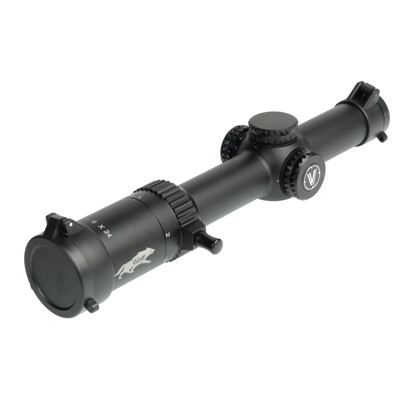 Прицел оптический Veber Wolf 1-6х24 GB FD07 (DnD) Загонник