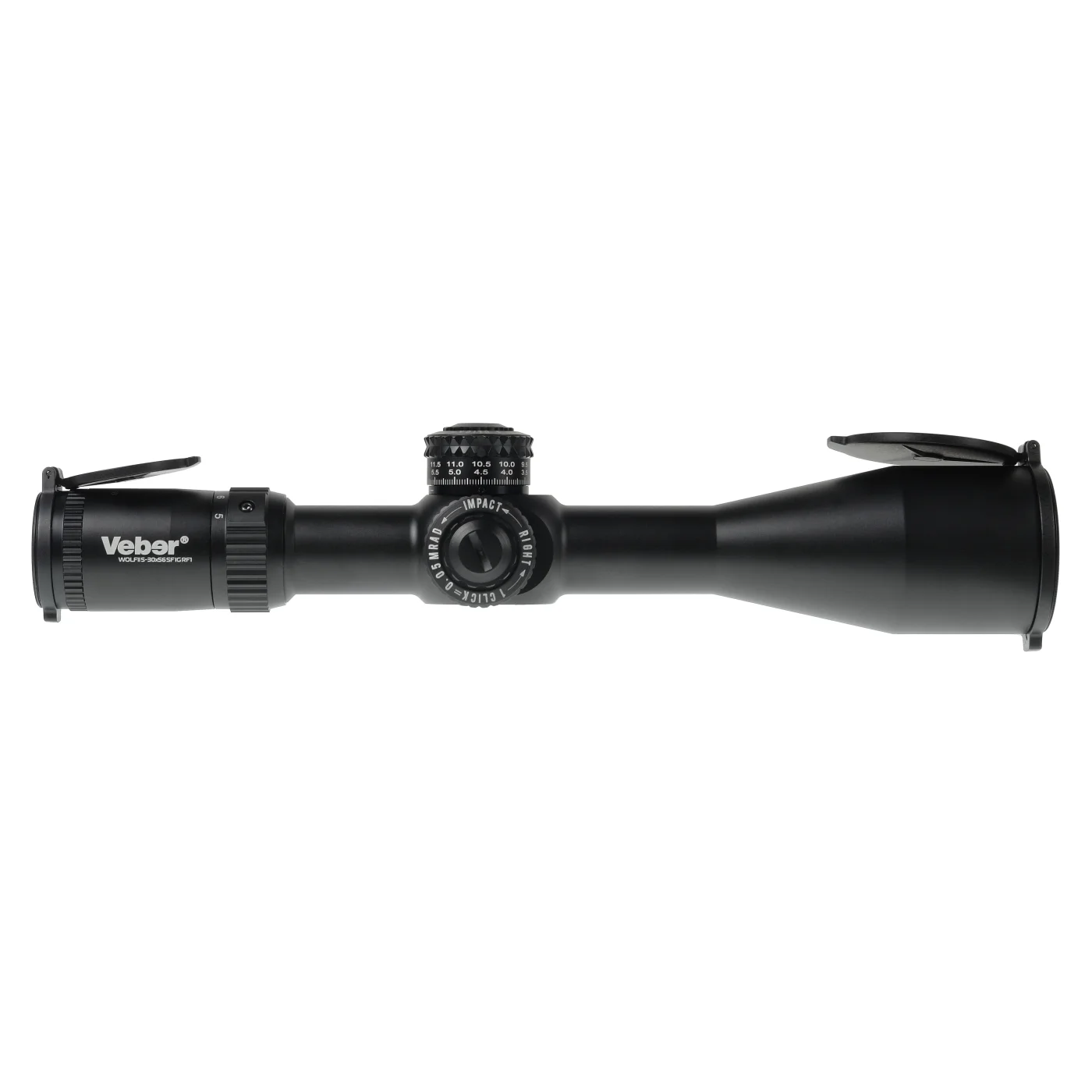 Прицел оптический Veber Wolf II 5-30x56 SF IG RF1 с масштабируемой сеткой FFP