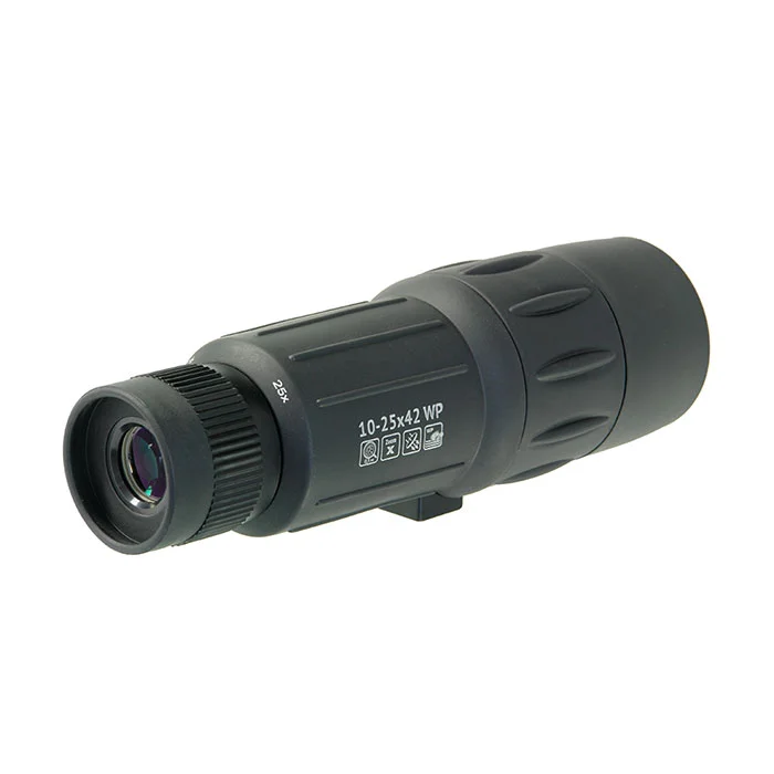 Монокуляр Veber 10-25x42 WP черный