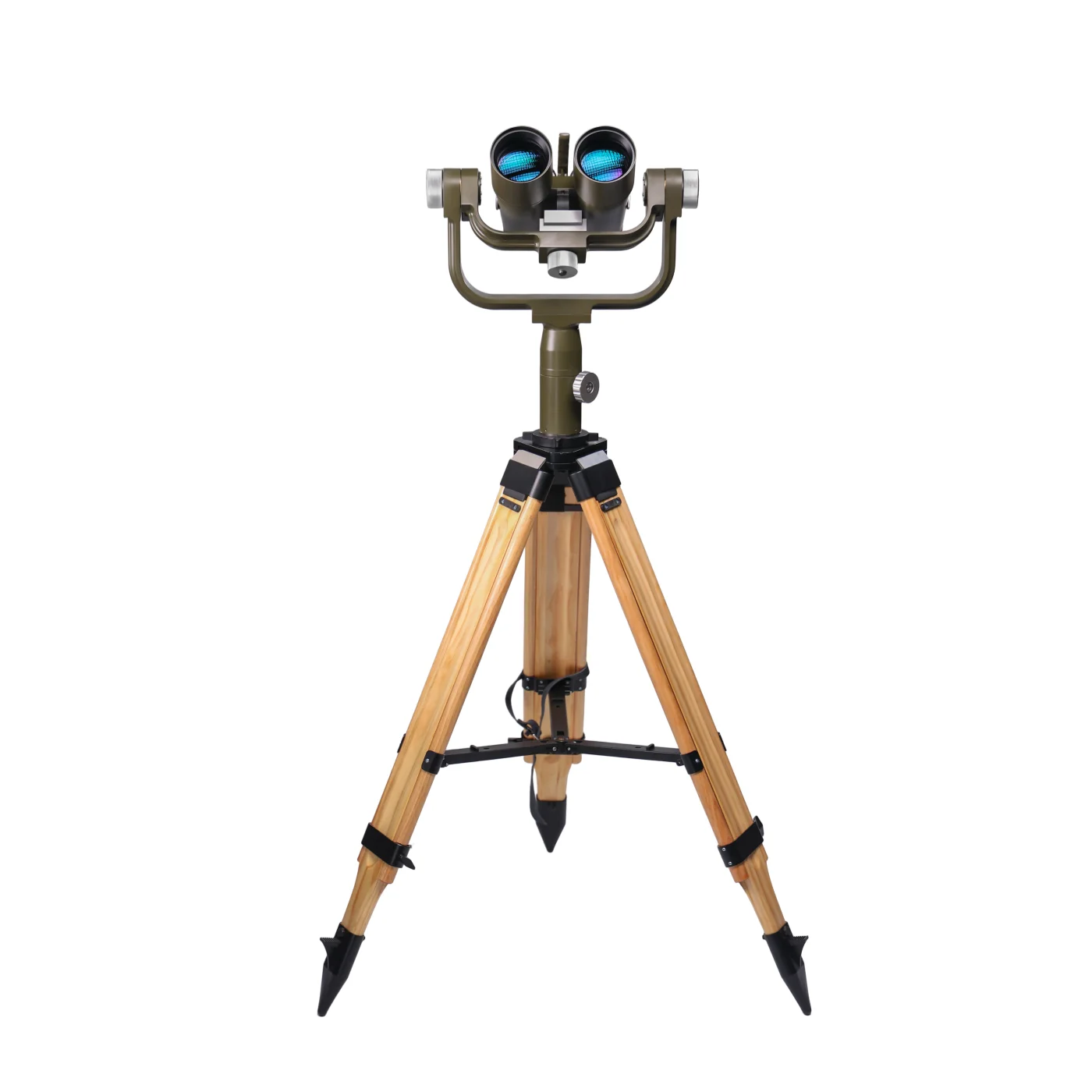 Бинокль смотровой Veber CityView 16x70G B3-T04 на деревянном штативе