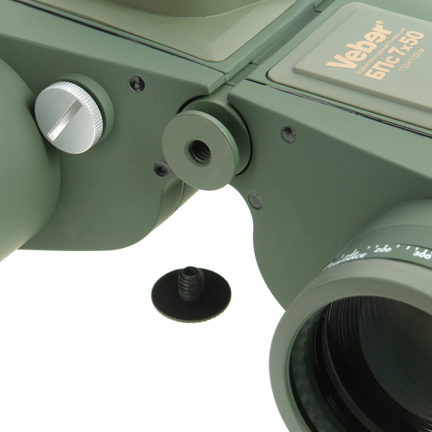 Бинокль Veber Waterproof 7x50 БПс плавающий с компасом