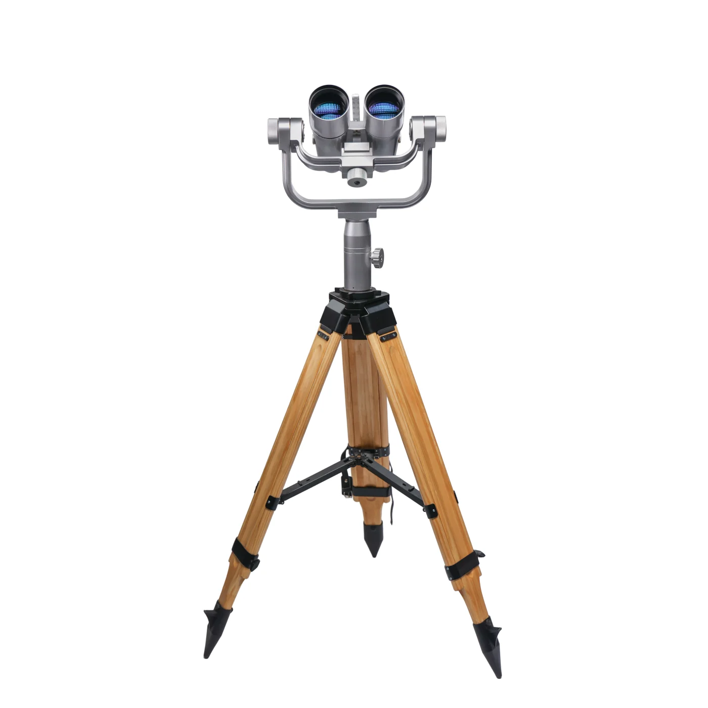 Бинокль смотровой Veber CityView 16x70S B3-T04 на деревянном штативе