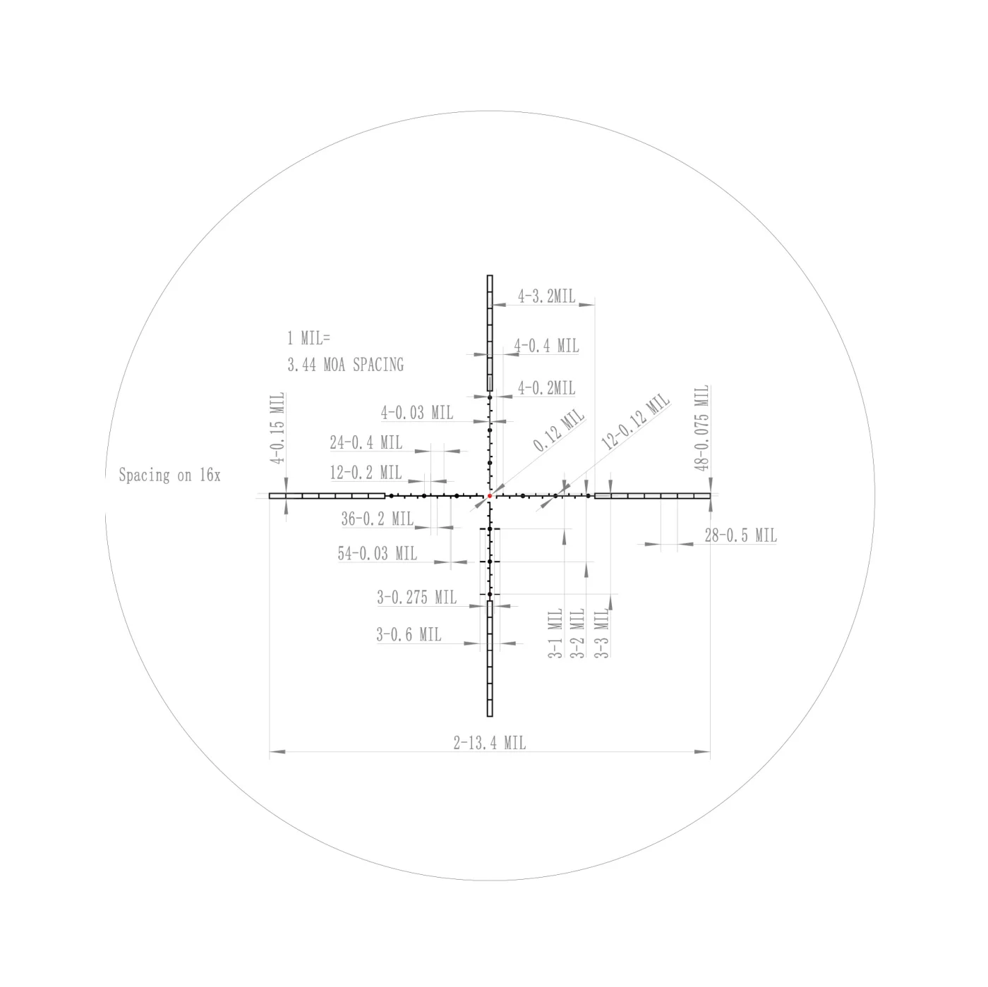 Прицел оптический Veber Пневматика III 4-16X50 SF IR