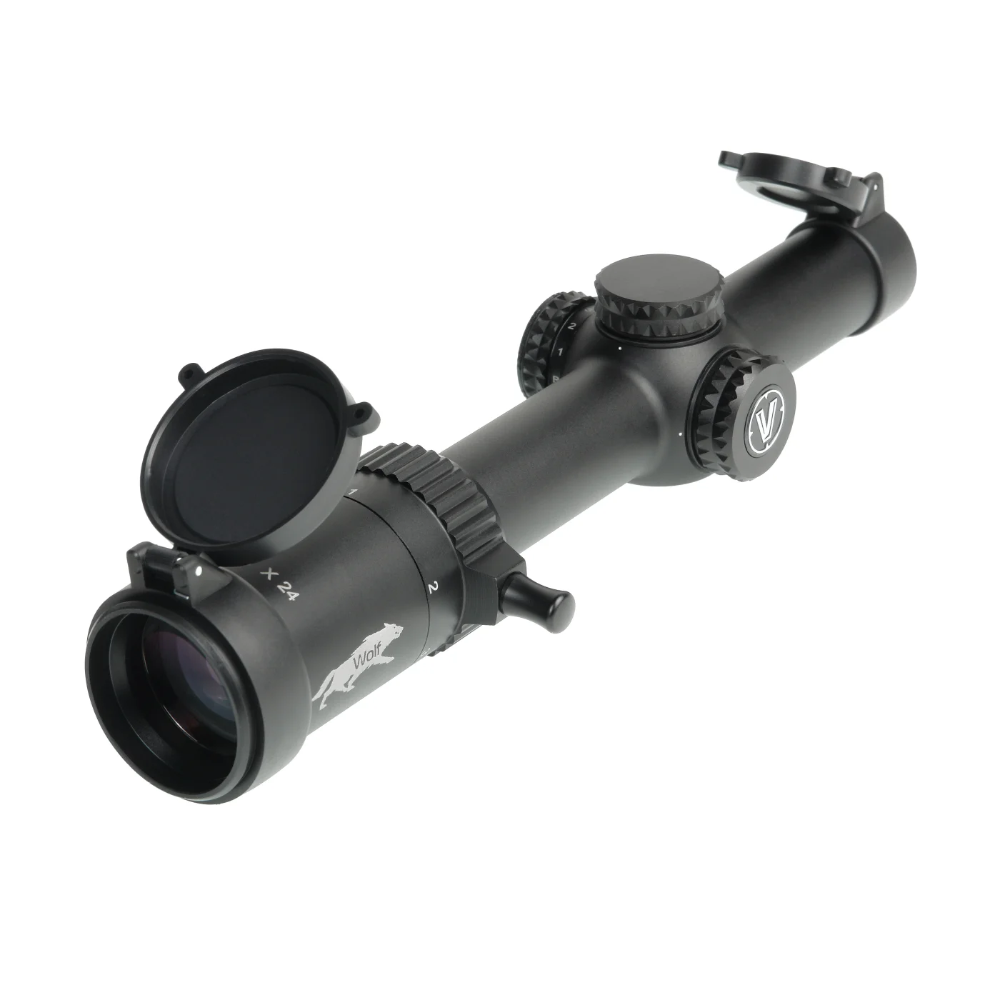 Прицел оптический Veber Wolf 1-6х24 GB FD07 (DnD) Загонник