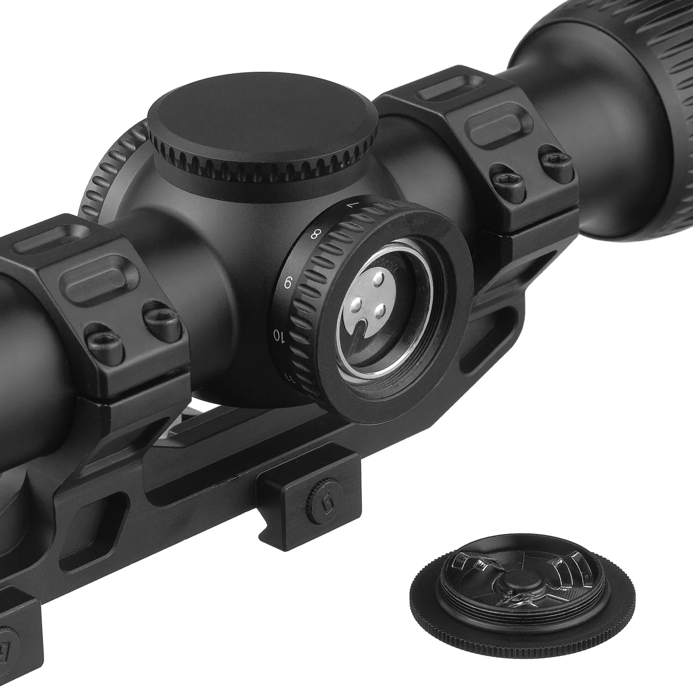 Прицел оптический Veber Black Russian II 1-10x24 IR D1 с креплением