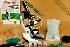 Детский микроскоп - Микромед 100x-900x в кейсе