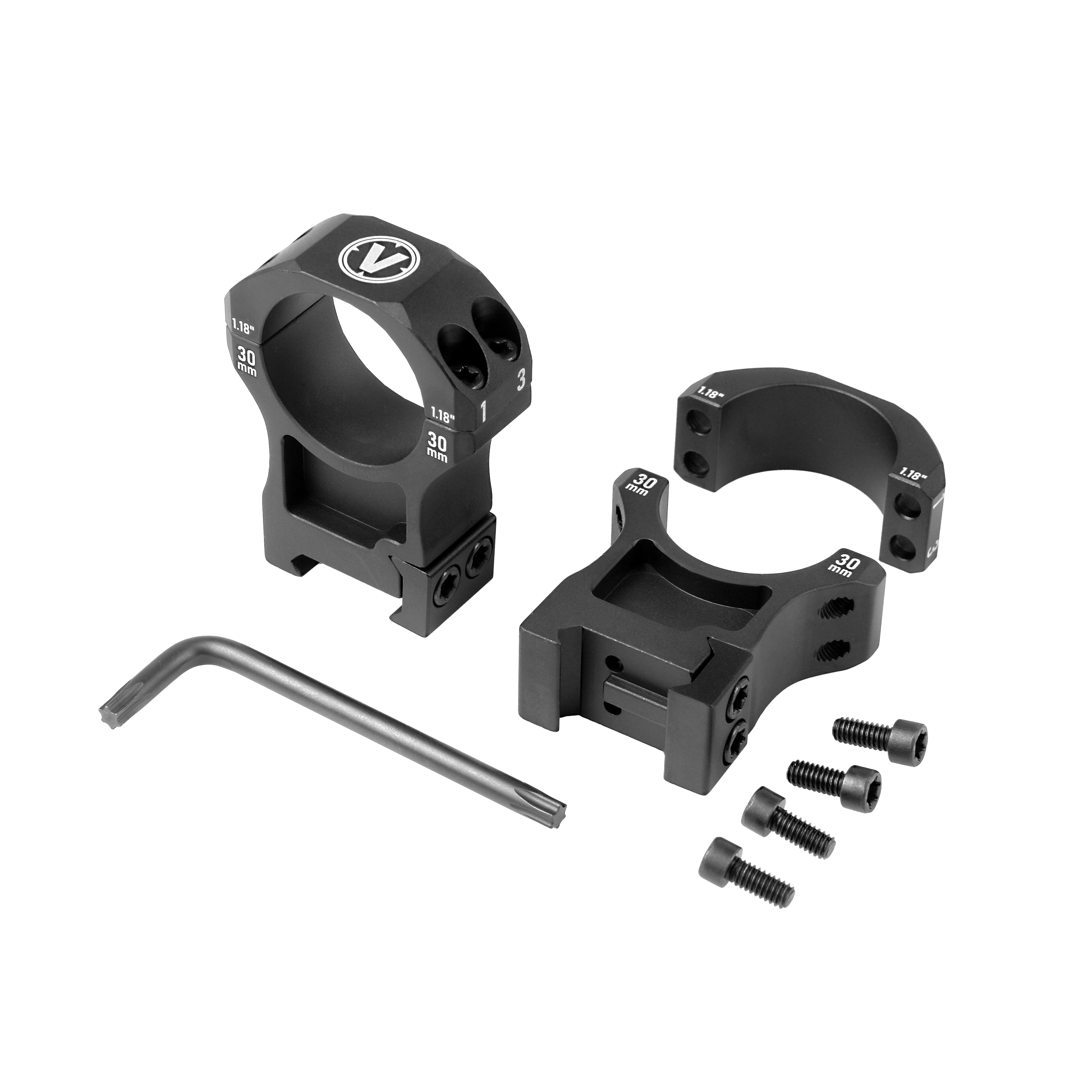 Кольца для прицела Veber Alfa R30H на Weaver 7075