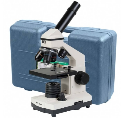 Микроскоп школьный Маша и Медведь 40x-1024x с видеоокуляром в кейсе