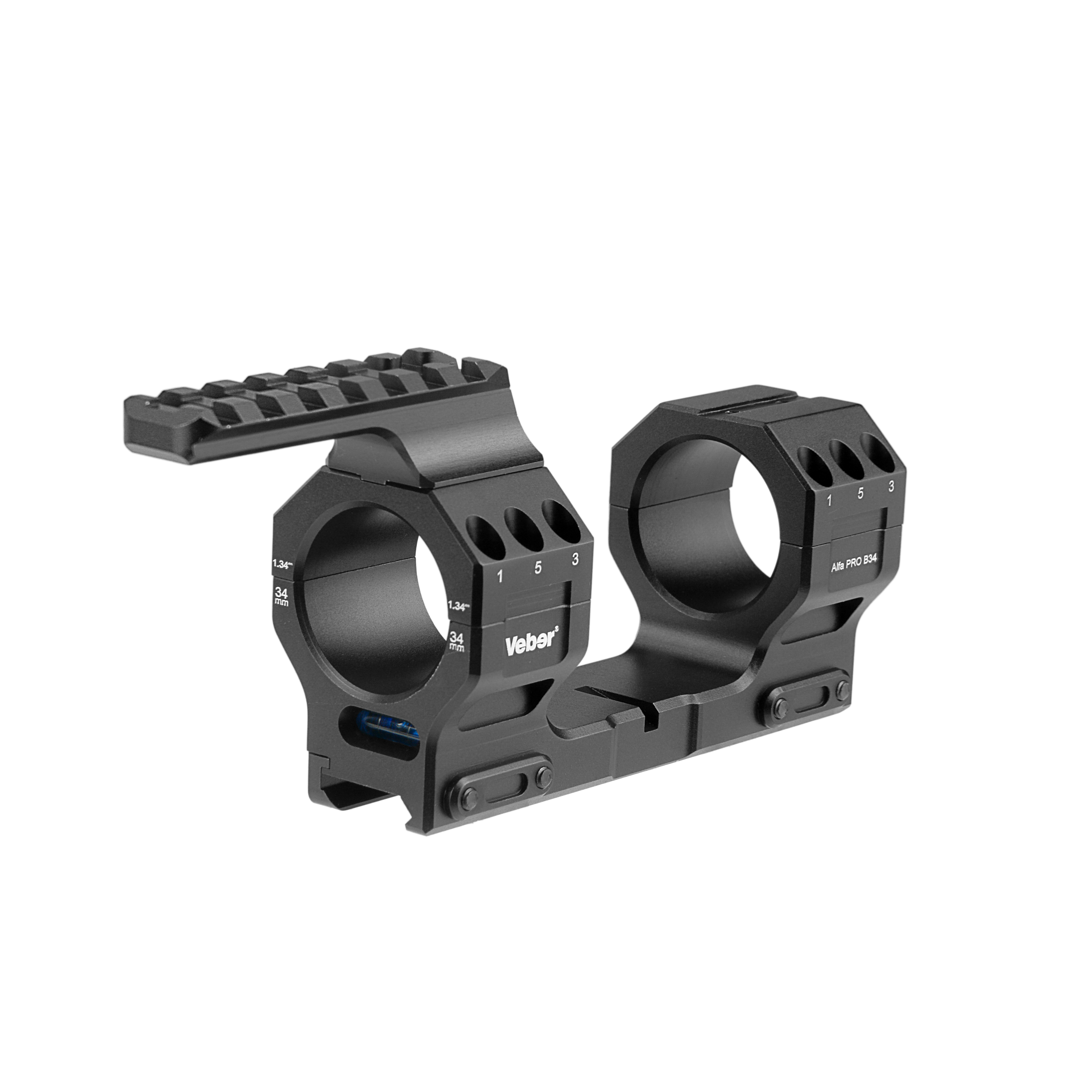 Моноблок тактический Veber Alfa PRO B34 на Weaver 7075-T651