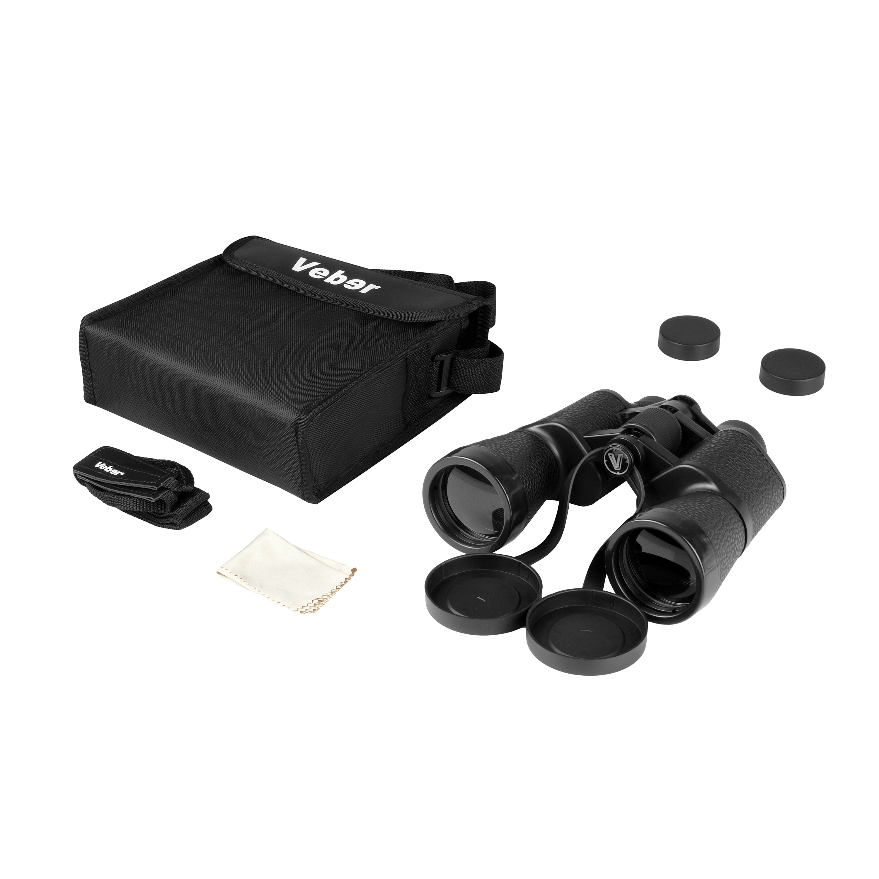 Бинокль Veber Classic БПЦ 16x50 VL черный, кожа