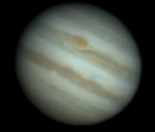 Юпитер в телескопе рефлекторе