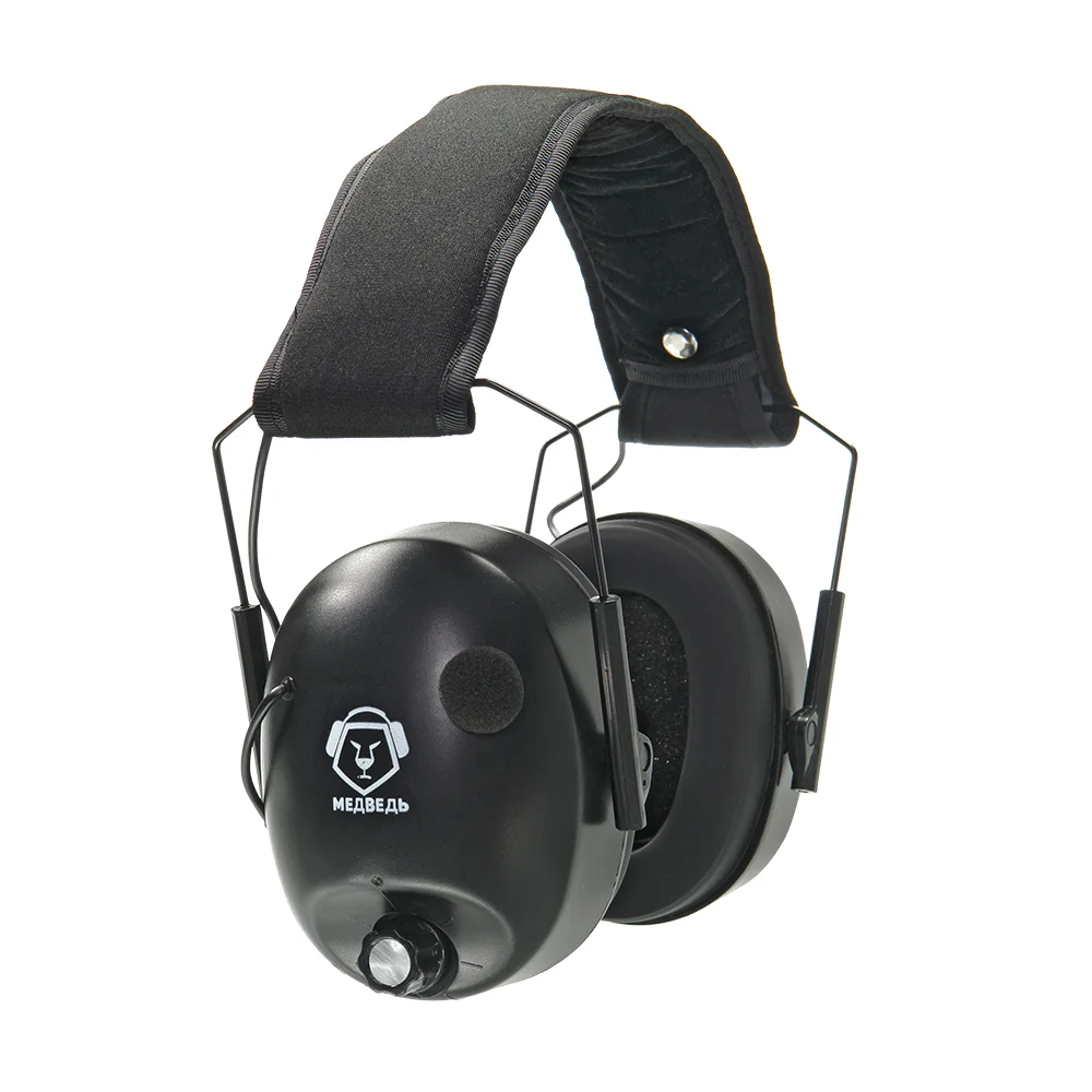 Активные наушники Медведь black (уценка 01)