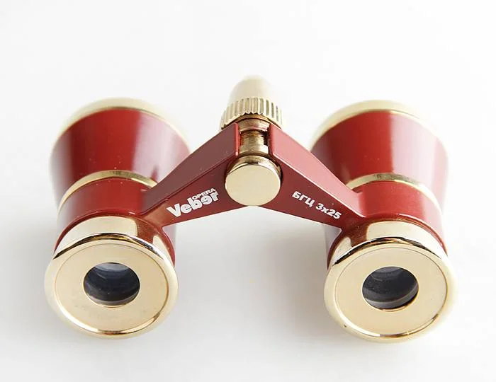 Бинокль БГЦ 3*25 A (красный с подсв.)