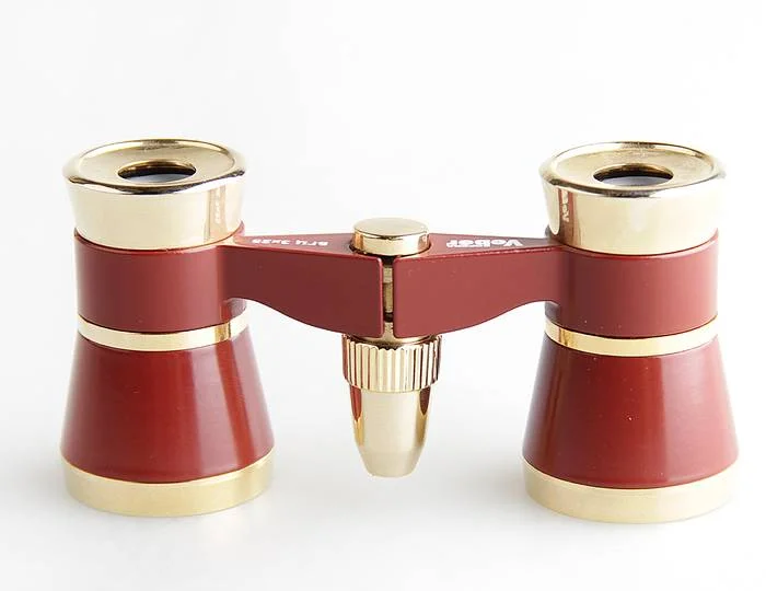 Бинокль БГЦ 3*25 A (красный с подсв.)