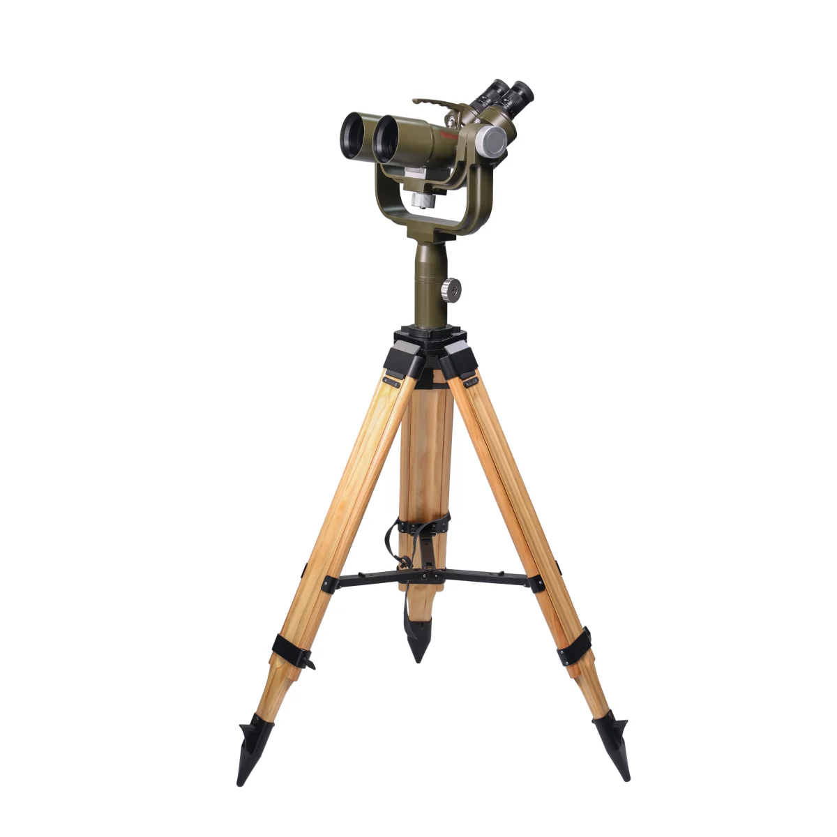 Бинокль смотровой Veber CityView 16x70G B3-T04 на деревянном штативе