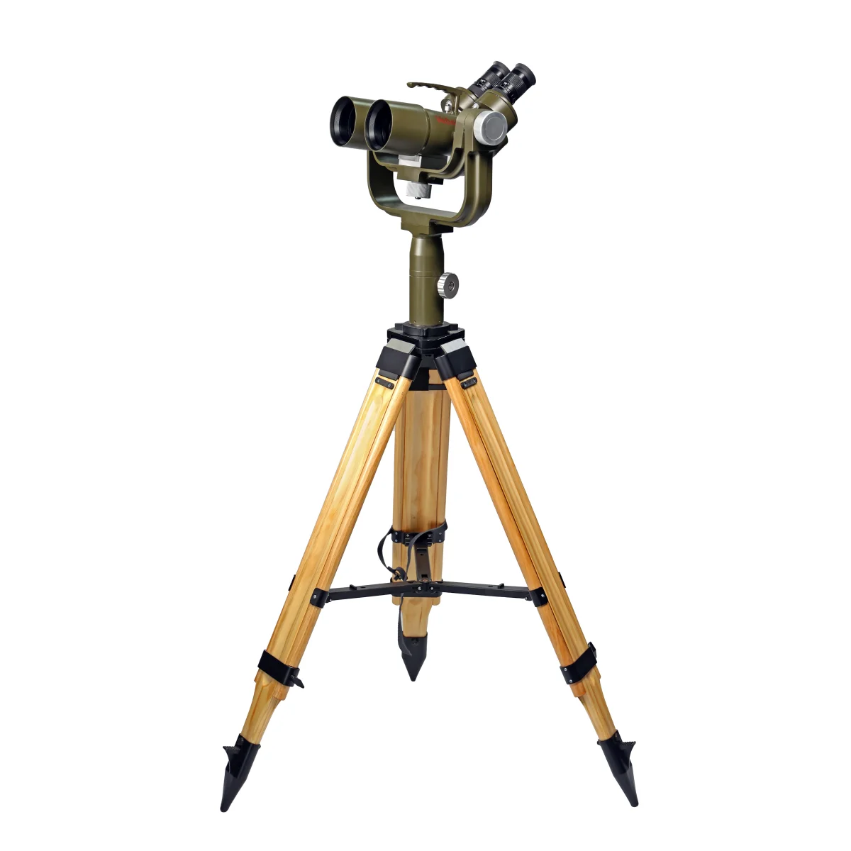 Бинокль смотровой Veber CityView 16x70G B3-T04 на деревянном штативе