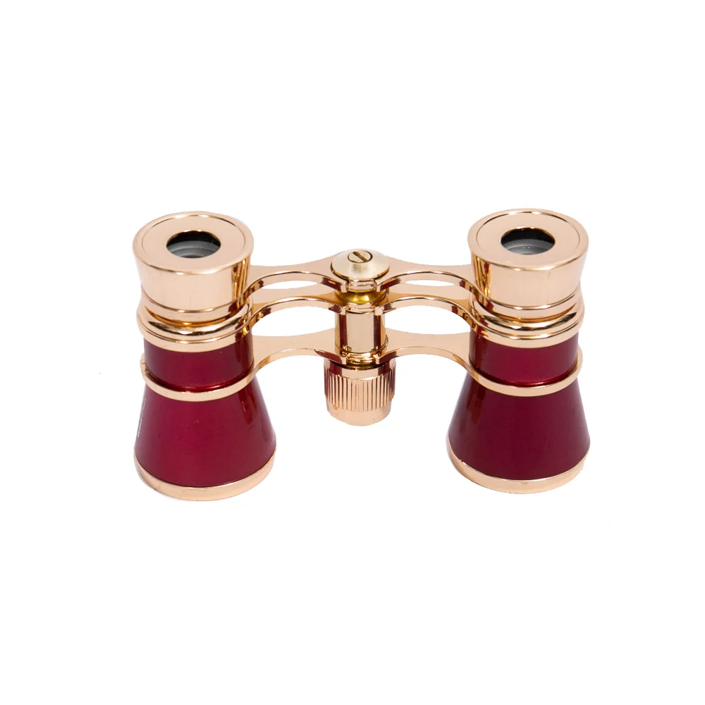 Бинокль театральный Veber Opera БГЦ 3x25 красный/золотой(уценка 01)
