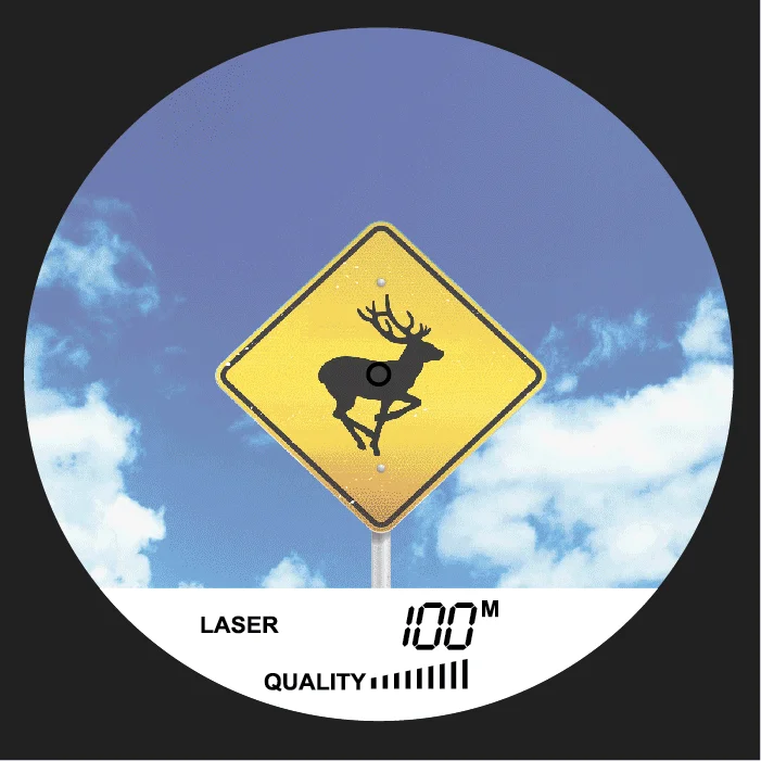 Бинокль Veber 8x42 RF1200 с лазерным дальномером