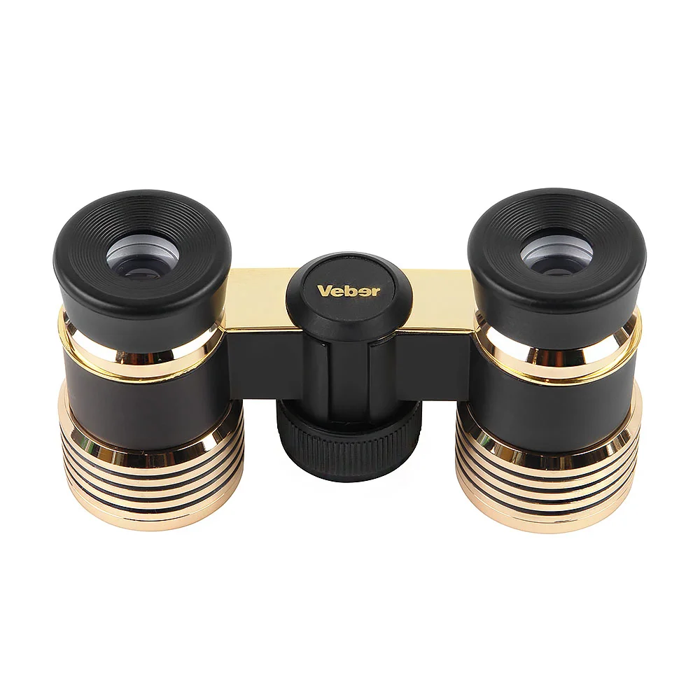 Бинокль Veber БГЦ 3*27 (черный/золото с фокусировкой)