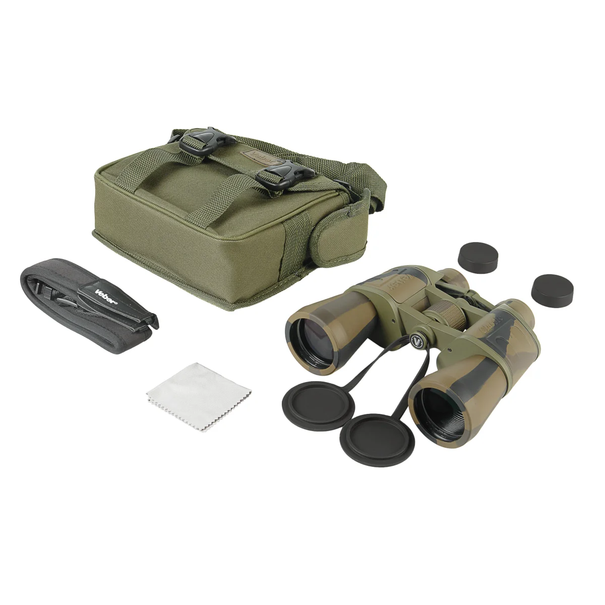 Бинокль Veber Classic БПЦ 20x50 VR камуфлированный