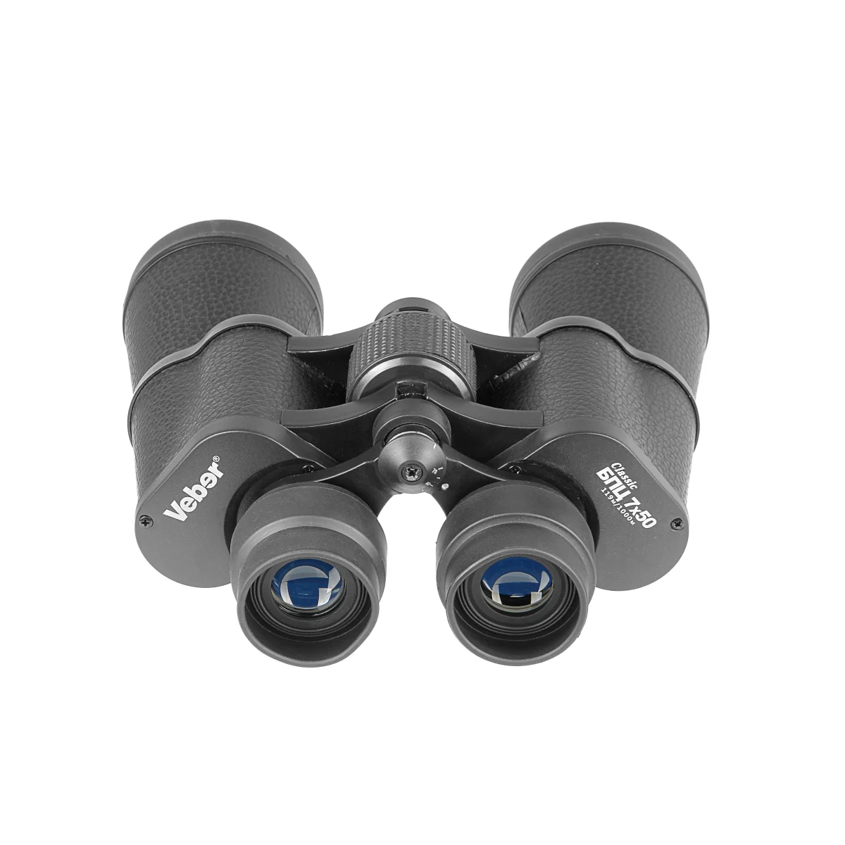 Бинокль Veber Classic БПЦ 7x50 VL черный, кожа