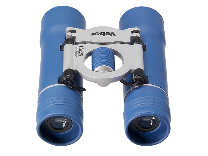 Бинокль Veber Sport new БН 10x25 синий/серебристый