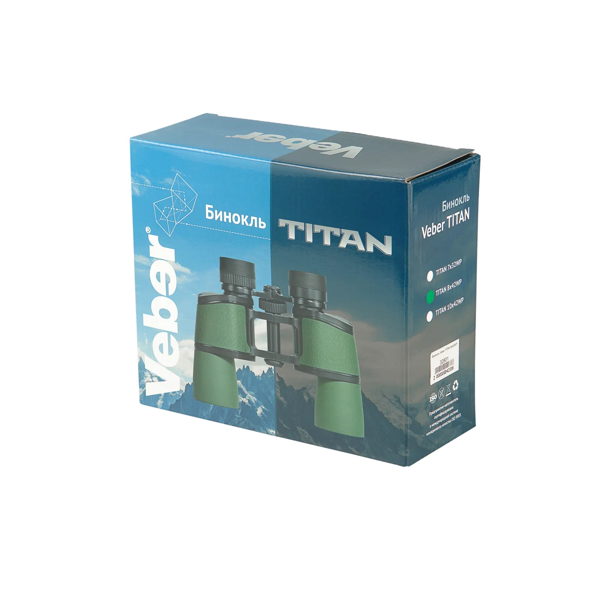 Бинокль Veber TITAN 7x32WP