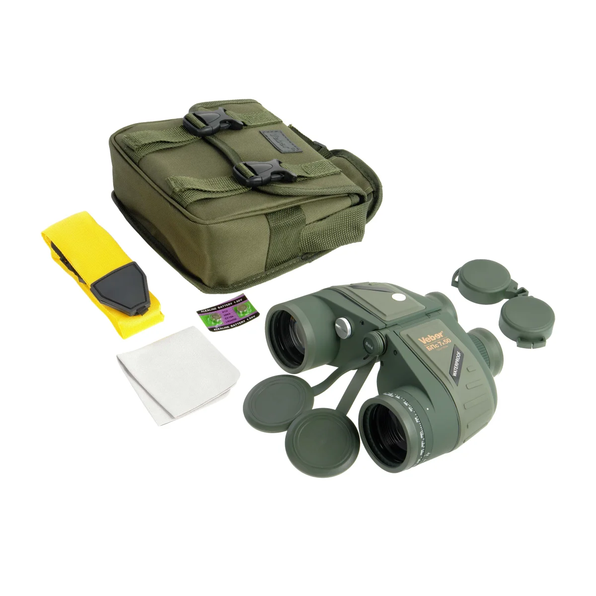 Бинокль Veber Waterproof 7x50 БПс плавающий