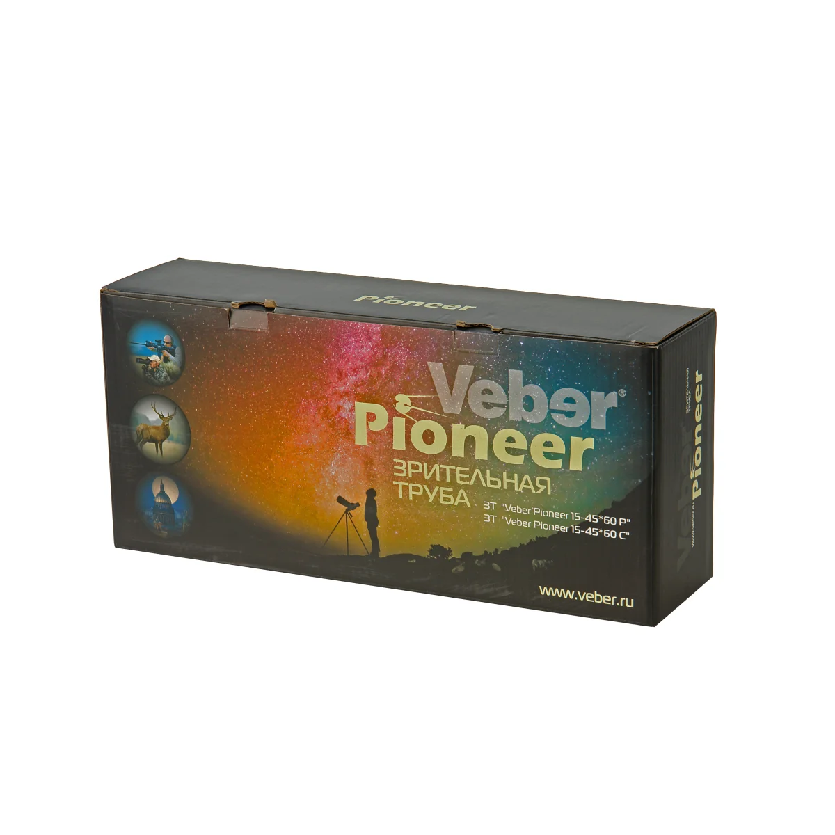 Цифровая зрительная труба Veber PioneerDigital 15-45*60 РD2 с WiFi