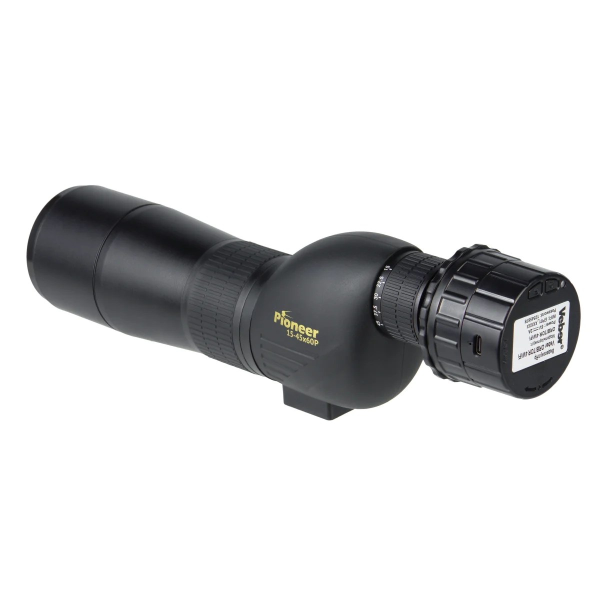 Цифровая зрительная труба Veber PioneerDigital 15-45*60 РD с WiFi