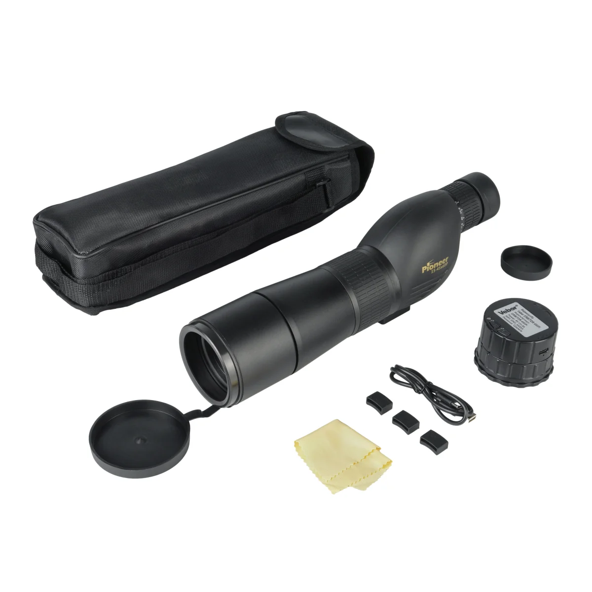 Цифровая зрительная труба Veber PioneerDigital 15-45*60 РD с WiFi