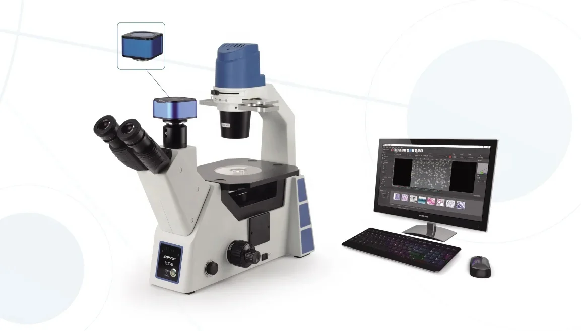 Инвертированный микроскоп Soptop ICX41