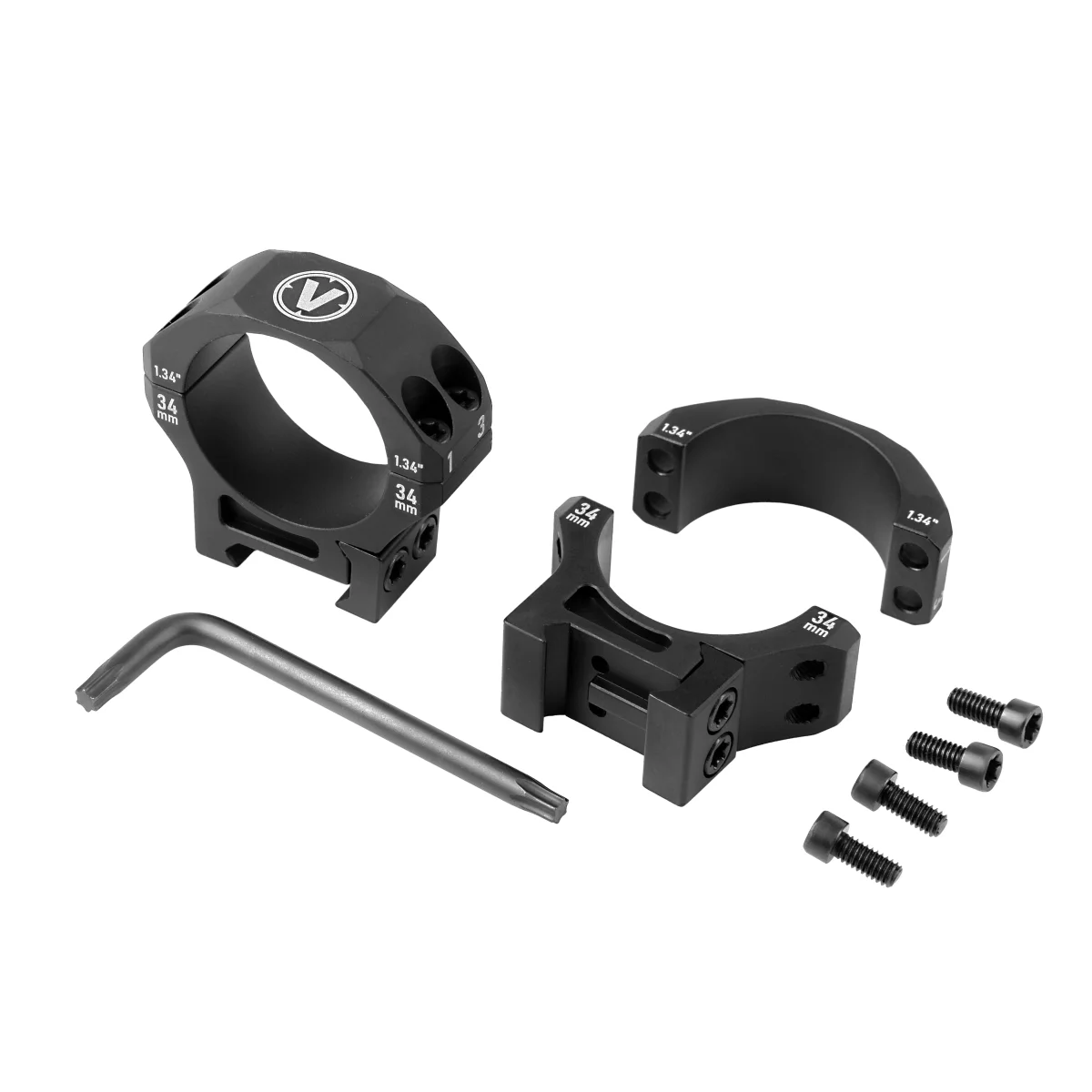 Кольца для прицела Veber Alfa R34L на Weaver 7075