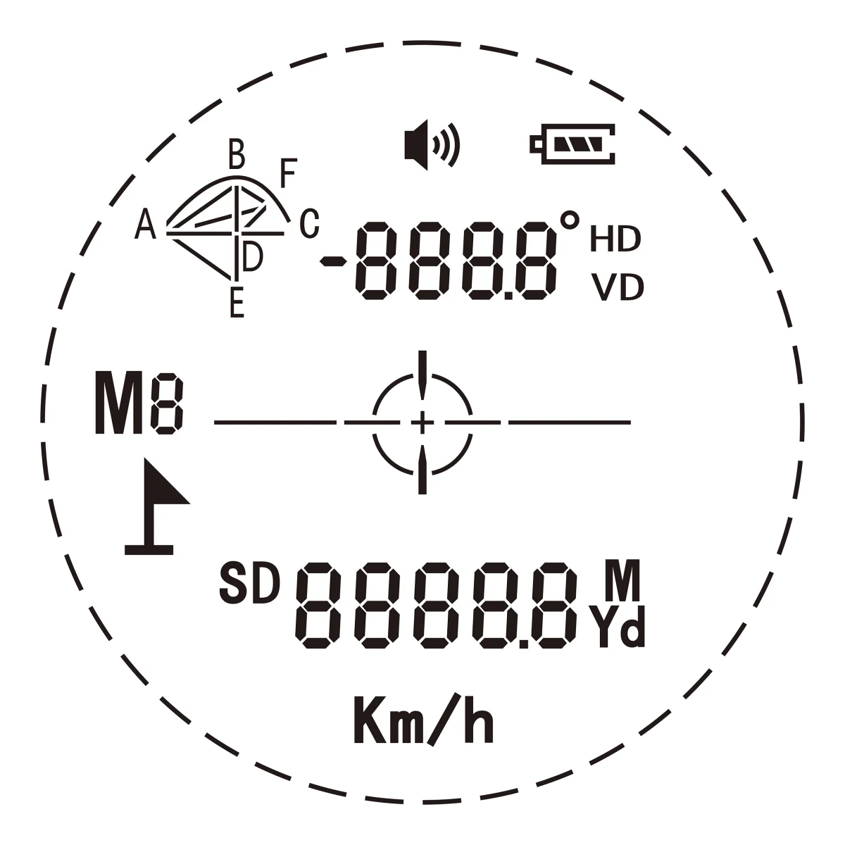 Лазерный дальномер Veber 6x22 LR 1500