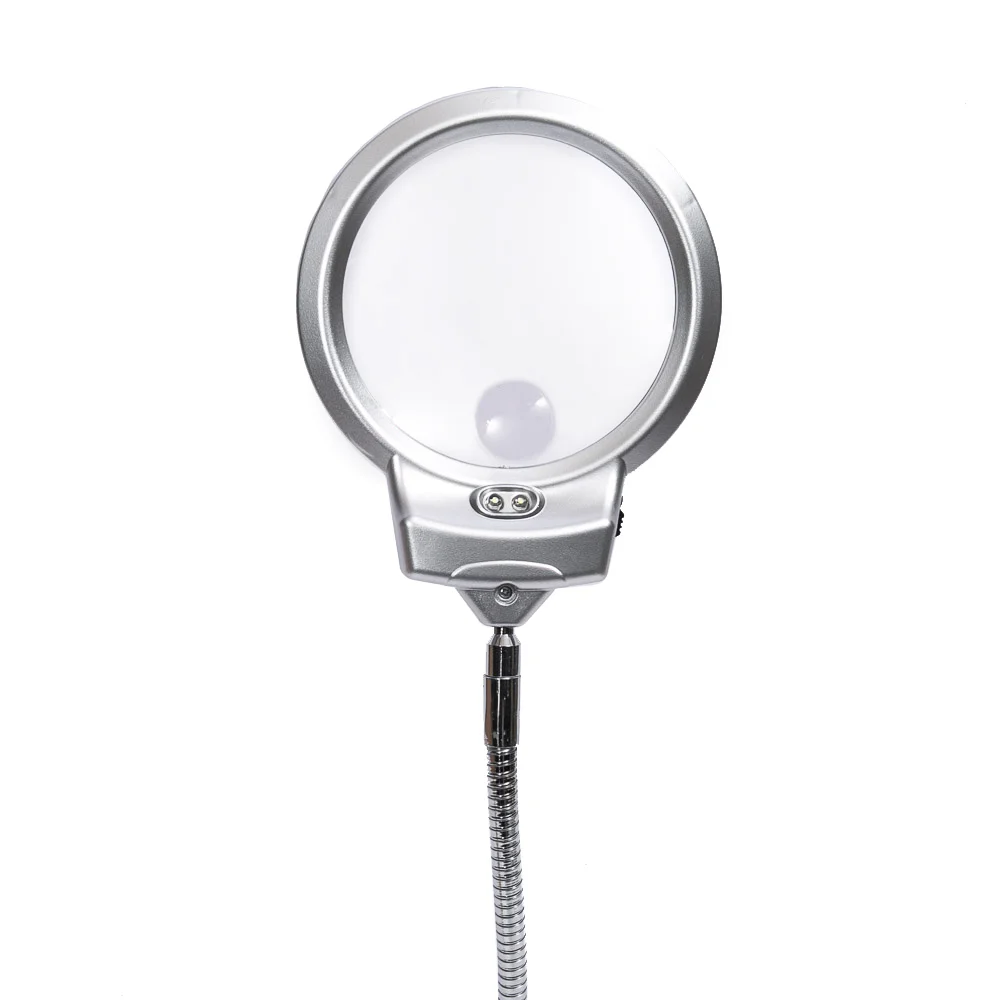 Лупа 4B-6 (диам. 107мм, 2,25х, 5х, с LED подсвет.) (уценка 02)