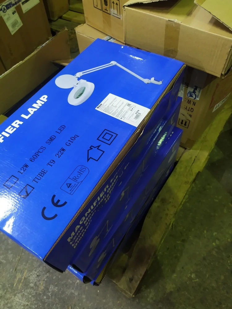 Лупа 8608D 3D (220B) (настольная лупа-лампа)(уценка01)