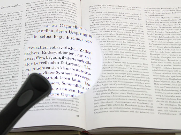 Лупа c ручкой и подсветкой Veber MG2B-3, 2.5x, 90 мм