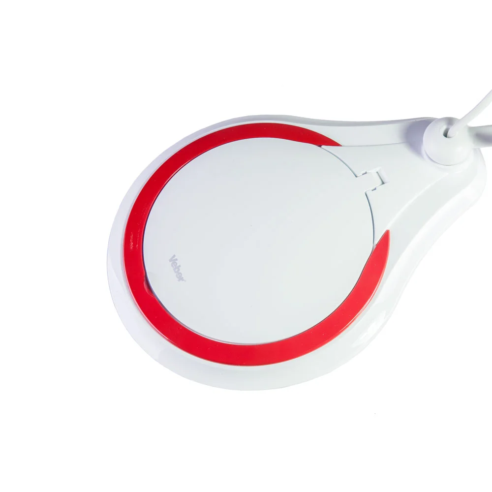 Лупа-лампа 8608D 5D на струбцине