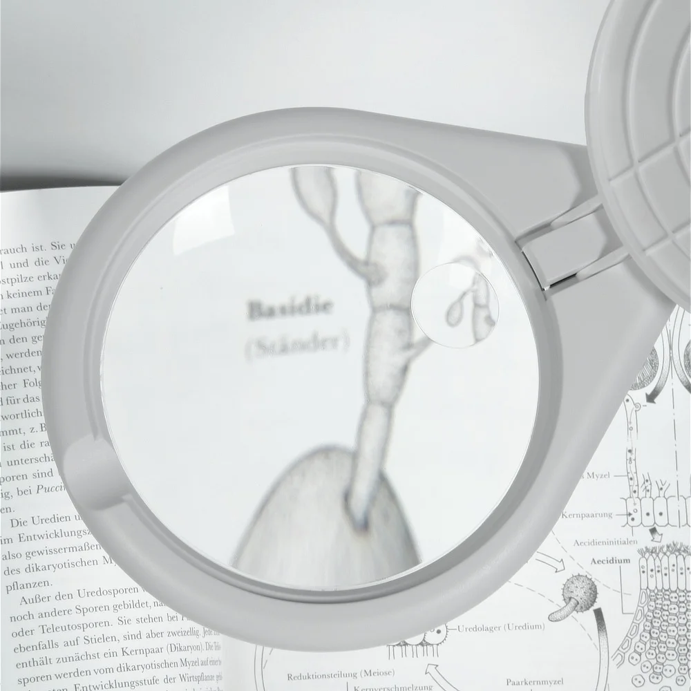 Лупа-лампа Veber 8611 2D LED с аккумуляторным питанием