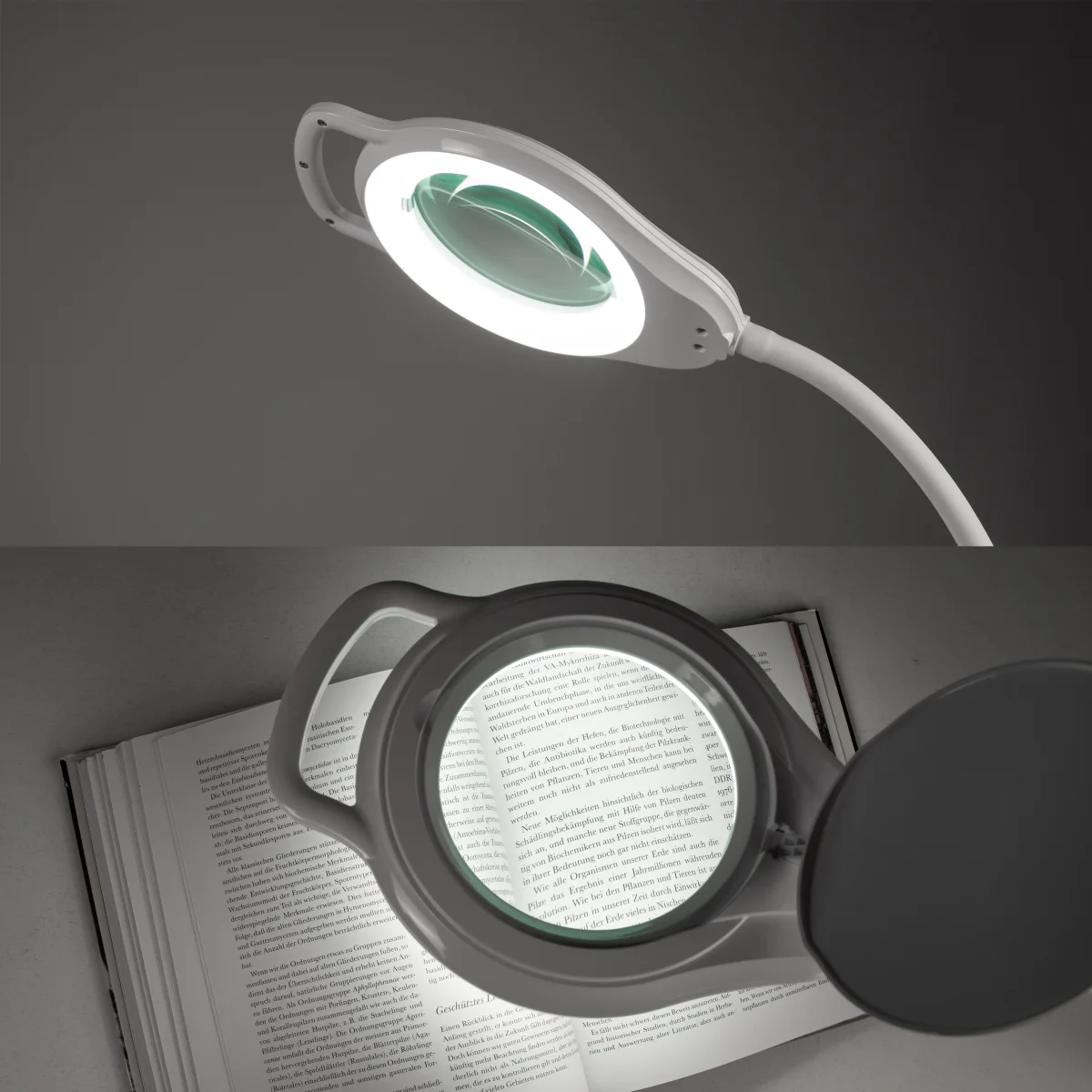 Лупа-лампа Veber Espy G01 3D со струбциной