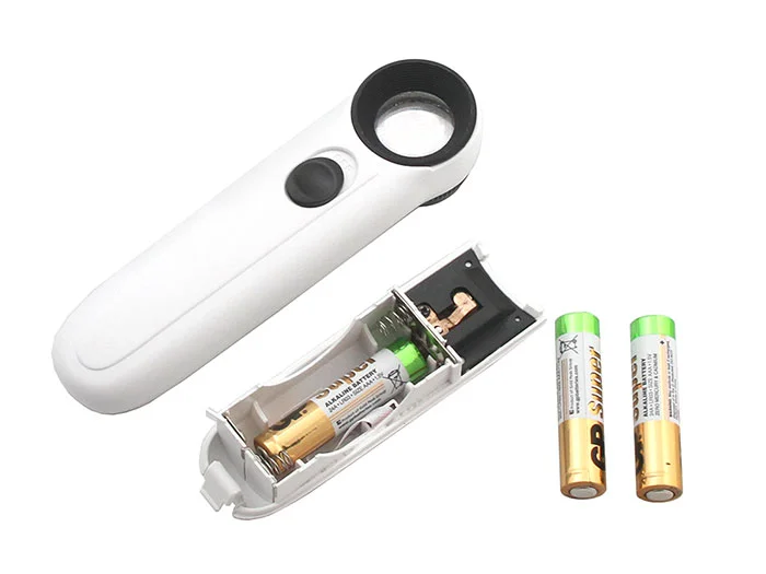 Лупа с подсветкой Veber 6B-1B, 20x, 21 мм