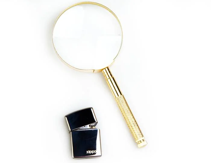 Лупа с ручкой и отвертками Veber 599910, 4x, 75 мм