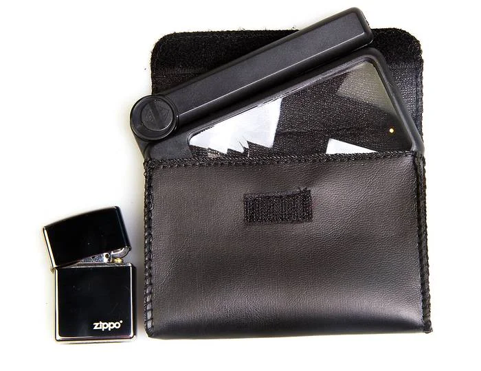 Лупа складная с подсветкой Veber 10050LA, 2x-4x, 100x50 мм