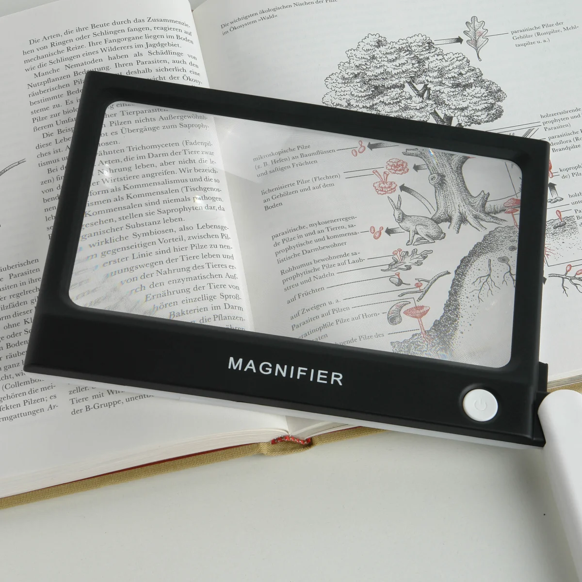 Лупа складная Veber MG1810 с подсветкой