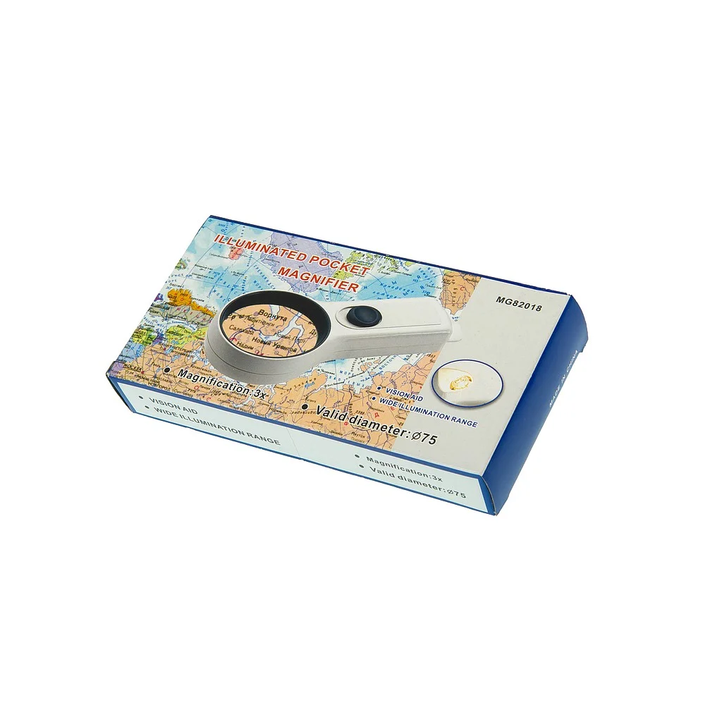 Лупа Veber 82018-L (3х, 75мм)