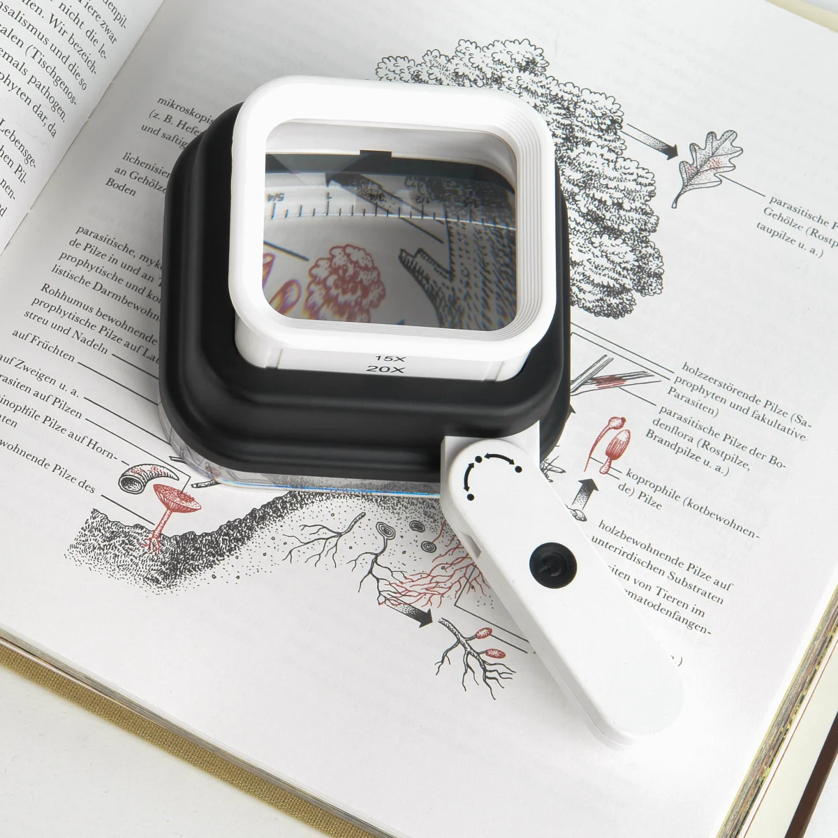 Лупа Veber MG5055 измерительная с подсветкой