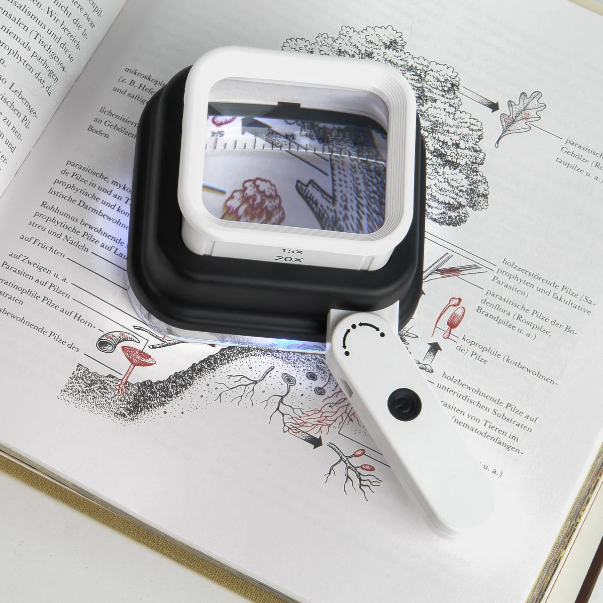 Лупа Veber MG5055 измерительная с подсветкой