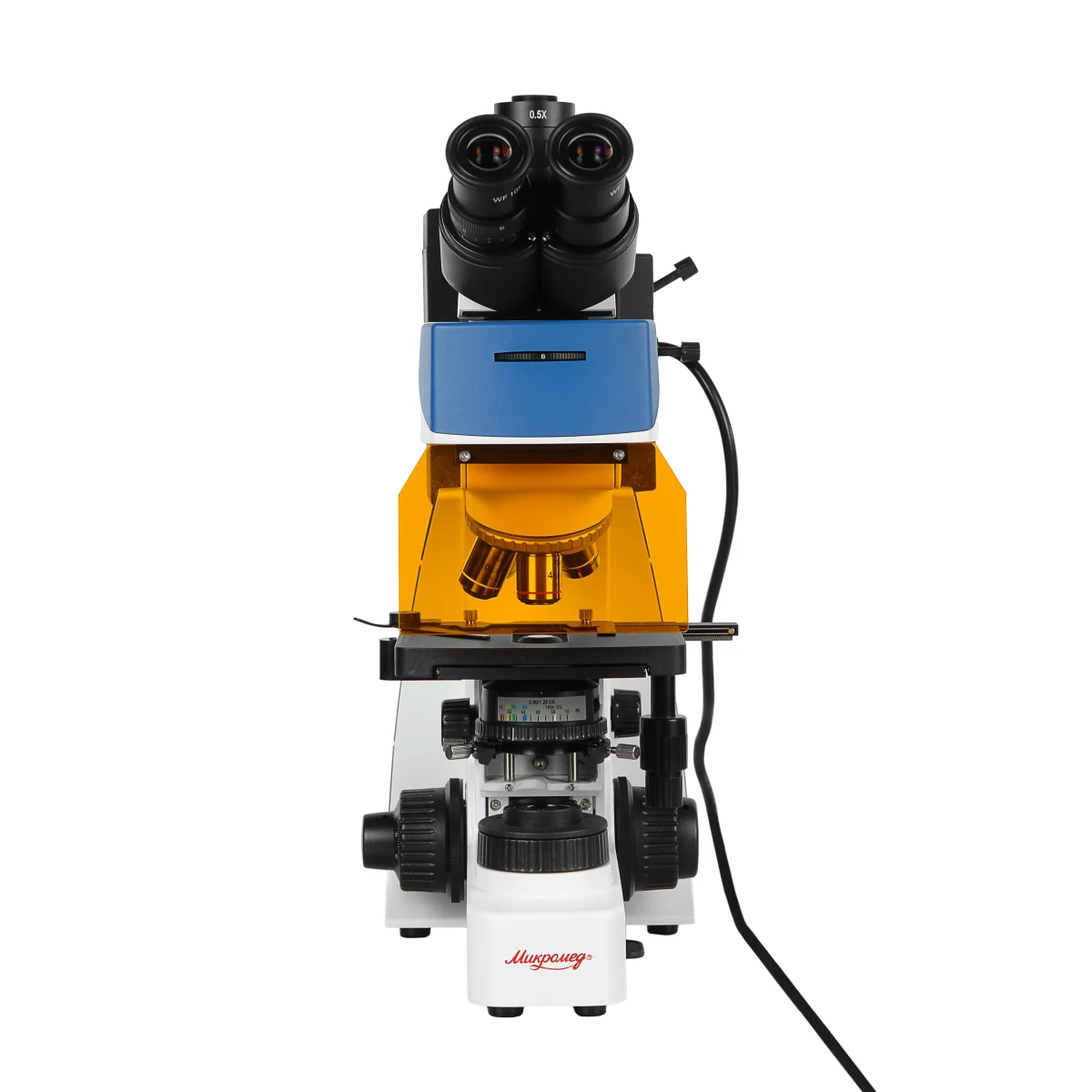 Микроскоп Микромед 3 (вариант ЛЮМ 2 РТ) тринокулярный