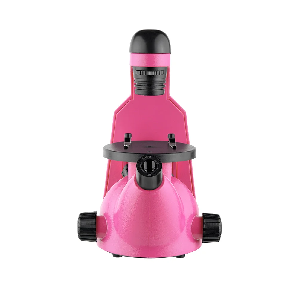 Микроскоп школьный Микромед Эврика 40х-320х инвертированный (фуксия)